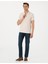 Erkek Bej Slim Fit Tişört 50303869-VR011 4
