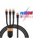 Pd 100W 3in1 USB C Kablosu iPhone 13 12 11 Pro Max Qc4.0 3.0 Macbook Pro Için Hızlı Şarj Tipi C Kablosu Huawei Samsung Xiaomi (Yurt Dışından) 1
