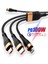 Pd 100W 3in1 USB C Kablosu iPhone 13 12 11 Pro Max Qc4.0 3.0 Macbook Pro Için Hızlı Şarj Tipi C Kablosu Huawei Samsung Xiaomi (Yurt Dışından) 2