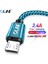Olaf Mikro USB Kablosu 2.4A Hızlı Şarj 1m 2m 3m USB Şarj Aleti Veri Kablosu Samsung Xiaomi Mikro USB Android Cep Telefonu Kabloları (Yurt Dışından) 1