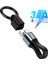 Mini Anahtarlık Taşınabilir USB Veri Kablosu iPhone 3A Hızlı Şarj Tipi C Mikro USB C Kısa Kablo Kablosu Xiaomi Huawei Poco (Yurt Dışından) 1
