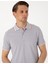 Erkek Açık Gri Slim Fit Polo Yaka Tişört 50310203-VR001 2