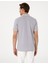 Erkek Açık Gri Slim Fit Polo Yaka Tişört 50310203-VR001 5