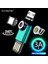 Mini Döndür Manyetik Kablo Mikro USB Tip C 3A Hızlı Şarj Telefon Kablosu iPhone Samsung Xiaomi Huawei USB Şarj Aleti Kablosu Tel (Yurt Dışından) 1