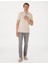 Erkek Bej Slim Fit Polo Yaka Tişört 50310203-VR011 4