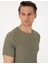 Erkek Haki Slim Fit Tişört 50306802-VR027 2