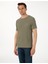 Erkek Haki Slim Fit Tişört 50306802-VR027 3