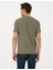 Erkek Haki Slim Fit Tişört 50306802-VR027 5