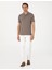 Erkek Koyu Vizon Slim Fit Polo Yaka Tişört 50310233-VR241 4