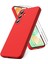 Samsung Galaxy A56 Silikon Kılıf Yumuşak Kılıf Korumalı Kılıf Düz Renk - Kırmızı 1
