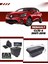 Renault Clio 4 2007-2016 Sürgülü Kolçak Kol Dayama 2 Adet USB Li Araca Özel Delmesiz Vidasız Montaj 1