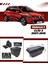 Renault Clio 3 2007-2016 Sürgülü Kolçak Kol Dayama 2 Adet USB Li Araca Özel Delmesiz Vidasız Montaj 1