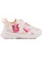 Beyaz-Pudra Hafif Esnek Çocuk Spor Ayakkabı Ruffon 2340 F 3