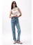 Asimetrik Bel Paça Yırtmaçlı Jean 1