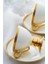 HXF-06550 Thelma Gold 6lı Kahve Fincan Takımı 2