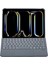 Apple iPad 11. Nesil (A16) 11 Inc (2025) Rgb LED Işıklı Manyetik Bluetooth ve Touchpad Özellikli Kalemlikli Klavyeli Kılıf A3354 A3355 3
