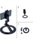 Masaüstü Telefon Tutucu Stand (Siyah Metal+Plastik Tutucu+ Hareketli Başlık) 1