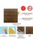 Kendinden Yapışkanlı 3D Kabartmalı Pvc Duvar Paneli Antik Solo Desen 41x41 cm/ 6 Adet /1 m² 3