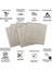 Kendinden Yapışkanlı 3D Kabartmalı Pvc Duvar Paneli Beyaz Huş Kareli Desen 41x41 cm/ 6 Adet /1 M² 2