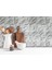 Kendinden Yapışkanlı 3D Kabartmalı Pvc Duvar Paneli Mermer Kareli Desen 41x41 cm/ 6 Adet /1 m² 4