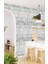 Kendinden Yapışkanlı 3D Kabartmalı Pvc Duvar Paneli Mermer Kareli Desen 41x41 cm/ 6 Adet /1 m² 5