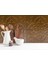 Kendinden Yapışkanlı 3D Kabartmalı Altın Meşe Solo Desen Pvc Duvar Panel 41X41 Cm/ 6 Adet /1 M² 4