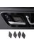 Mercedes-Benz C Sınıfı Için W206 2022 2023 Yumuşak Karbon Fiber Araba Iç Kapı Kolu Kase Kapağı Trim Etiket Aksesuarları (Yurt Dışından) 3