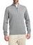 Yün Karışımı Yarım Fermuarlı Astarlı Kazak Heather Gray 90211 1