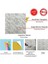Kendinden Yapışkanlı 3D Kabartmalı Pvc Duvar Paneli Mermer Yuvarlak Desen 41x41 Cm/ 6 Adet /1 M² 3
