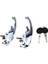 1 Çift Sol Sağ Dış Kapı Kolu 2 Anahtarla -Super Beetle Bug 1968-1979 113898205M,113837205M Yeni (Yurt Dışından) 1