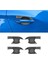 Vinfast E34 VF-E34 2021-2023 Araba Kapı Kolu Kase Kapağı Trim Çerçeve Kapı Kolu Dekoratif Çıkartmalar Karbon Fiber (Yurt Dışından) 5