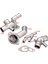 5 Adet Set 06A121132A Vw Için Yedek Mk4 1.8t Tt Alüminyum Soğutucu Flanş Yükseltme Kiti Motor Soğutma Soğutucu (Yurt Dışından) 5