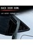Araba Parlak Siyah Arka Cam Üçgen Panjur Deklanşör Kapağı Trim Pencere Yan Havalandırma Trim Honda Hrv Hr-V Vezel 2021 2022 (Yurt Dışından) 2
