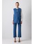Gold Düğmeli Denim Tunik 2
