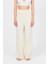 Natural Bel Lastikli Müslin Keten Bol Paça Pantolon 4719A 2