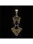 8 Ayar Altın Kolye Ucu Nefertiti GM4349 1 gr 1