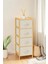 Bambu 4 Çekmeceli Dolap Organizer Çok Amaçlı Düzenleyici Şifonyer DB-0014 1
