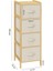 Bambu 4 Çekmeceli Dolap Organizer Çok Amaçlı Düzenleyici Şifonyer DB-0014 4