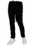 Erkek Beli Lastikli Bağcıklı Slim Fit Düz Paça Jogger Pantolon 0300-SİYAH 1