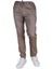 Erkek Beli Lastikli Bağcıkşı Relax Fit Düz Paça Jogger Pantolon-Kahve 1