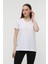 Kadın 3'lü Basic Regular Fit V Yaka Arkası Uzun Tişört Seti 2