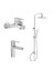 Nora S Banyo Bataryası + Lavabo Bataryası + Artema 3s Duş Sistemi 1