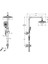 Solid S Banyo Bataryası + Kuğu Lavabo Bataryası + 3s Duş Sistemi 2