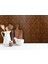 Kendinden Yapışkanlı 3D Kabartmalı Pvc Duvar Paneli Altın Meşe Salon Desen 41x41 Cm/ 6 Adet /1 M² 4