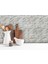 Kendinden Yapışkanlı 3 Boyutlu Duvar Paneli Mermer Metro Desen 41x41 Cm/ 6 Adet /1 M² 4