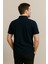 Erkek Lacivert Polo Yaka Tişört – Slim Fit, Şık ve Rahat Tasarım 4
