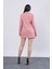 Premium Midi Boy Kruvaze Ceket Elbise 8605 5