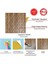 Kendinden Yapışkanlı 3D Kabartmalı Antik Salon Desen Pvc Duvar Panel 41X41 Cm/ 6 Adet /1 M² 3