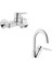 Solid S Banyo Bataryası + Kuğu Lavabo Bataryası Set 1