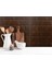 Kendinden Yapışkanlı 3D Duvar Paneli Teak Metro Desen 41x41 Cm/ 6 Adet /1 M² 4